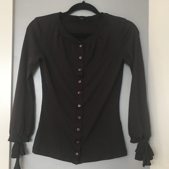 Boss by Hugo Boss Steel Grey Cotton Long Sleeve Shirt Sz XS - Picture 3 of 16